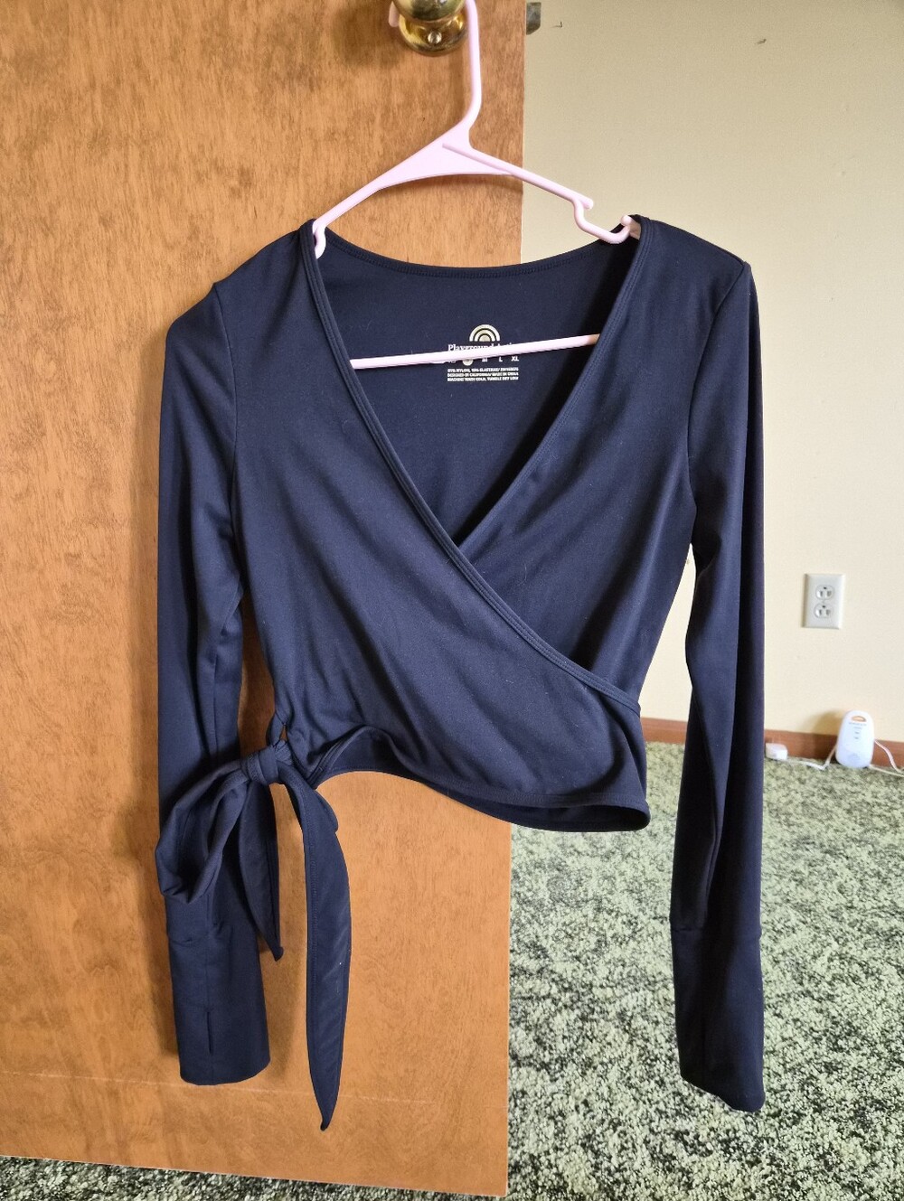 Play Ground Active Yoga Cross Tie Top